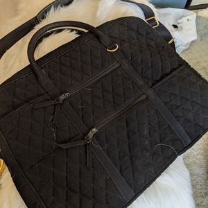 Vera Bradley Black Briefcase